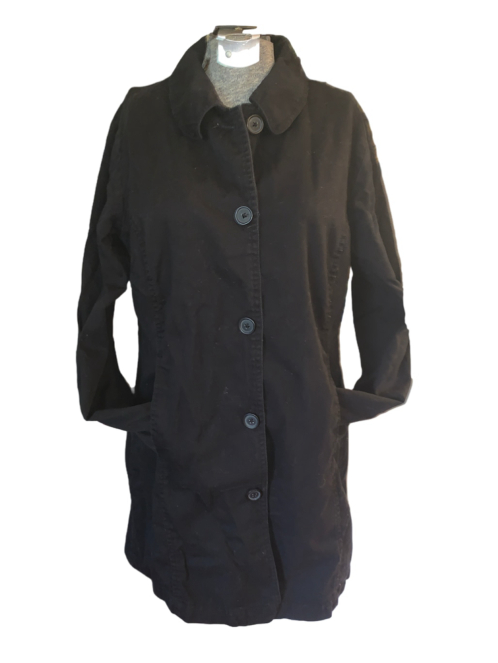 Women's George Black Cotton Jacket Size L